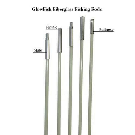 Bes Manufacturing GlowFish II Glow-in-the-Dark Male/Female Rod- 5/32"D x 6ftL GLF410